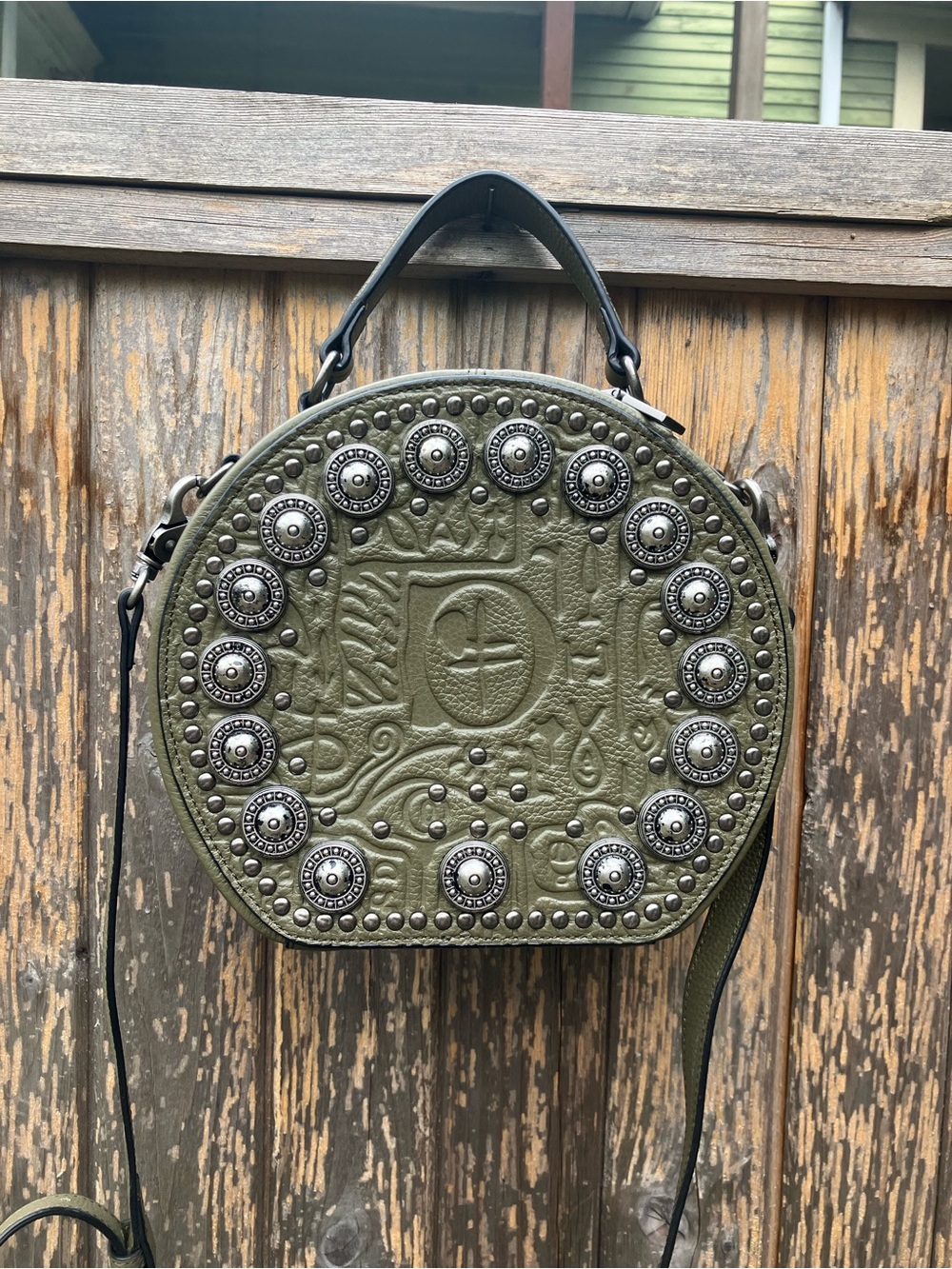 NWT Ameri leather studded bag